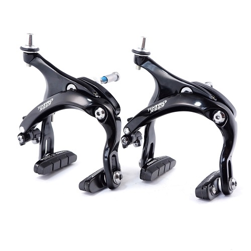 Yanhao อลูมิเนียมอัลลอยด์ Tektro R559 จักรยานเบรคสีดํา Caliper 55-73 มม.จักรยาน Caliper เบรคแบบฝัง
