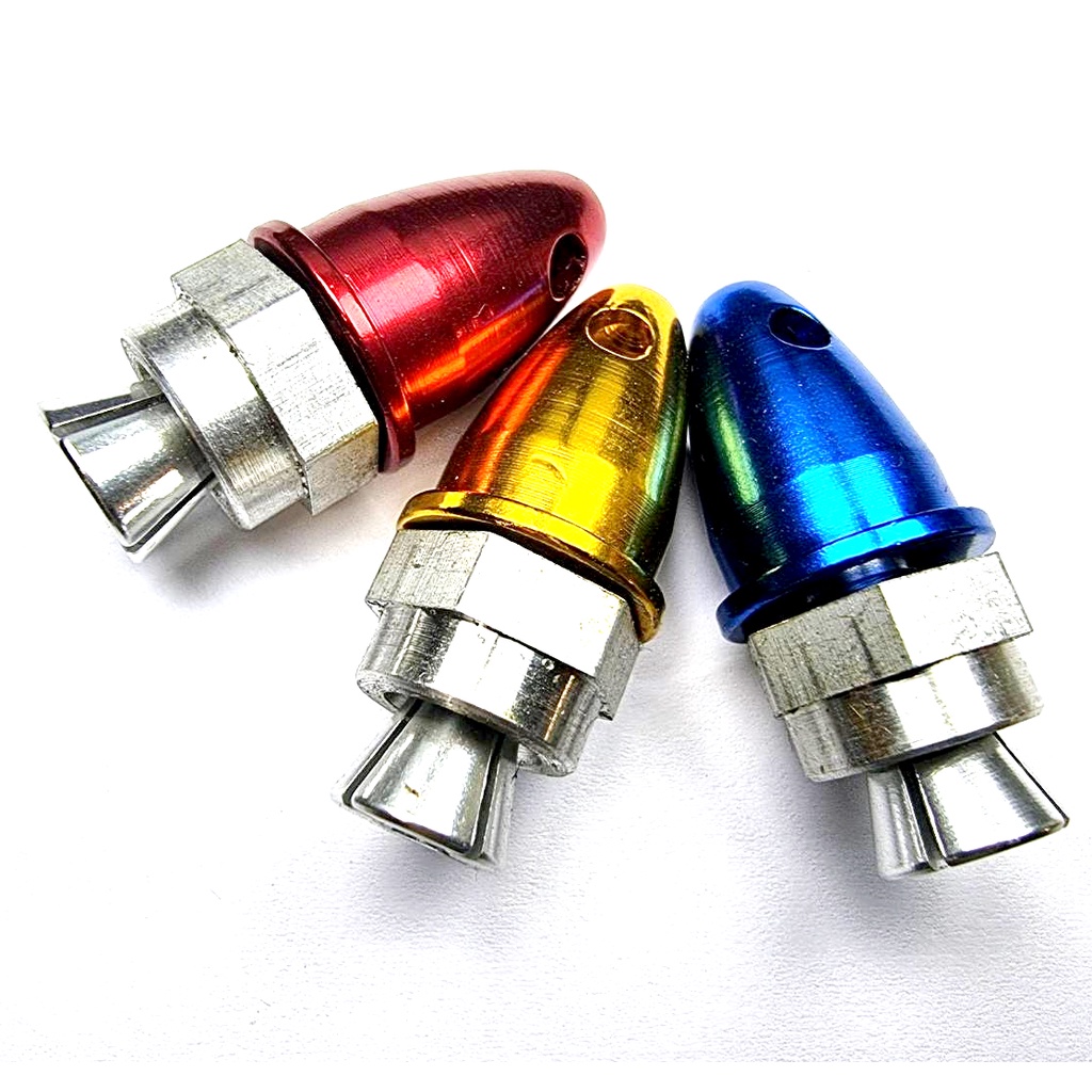 Adapter อแดปเตอร์ ตัวจับใบพัด (ราคาต่อ1ชิน)(สุ่มสีหรือแจ้งสีในแชท) 3mm. 3.17mm. 4mm. 5mm. อะไหล่เครื่องบินบังคับ DIY