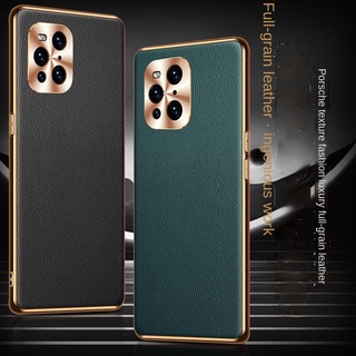 เคสโทรศัพท์มือถือหนัง แบบบางพิเศษ กันกระแทก สําหรับ OPPO Find X3 Pro