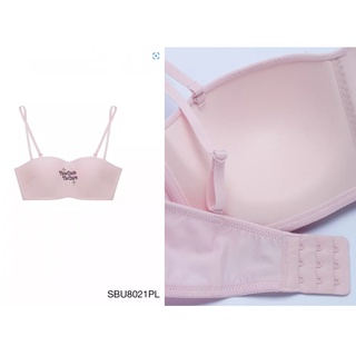 Sabina เสื้อชั้นใน Invisible Wire (ไม่มีโครง) Body Bra The Series (เกาะอก) รุ่น Pretty Perfect รหัส SBU8021 สีชมพูอ่อน