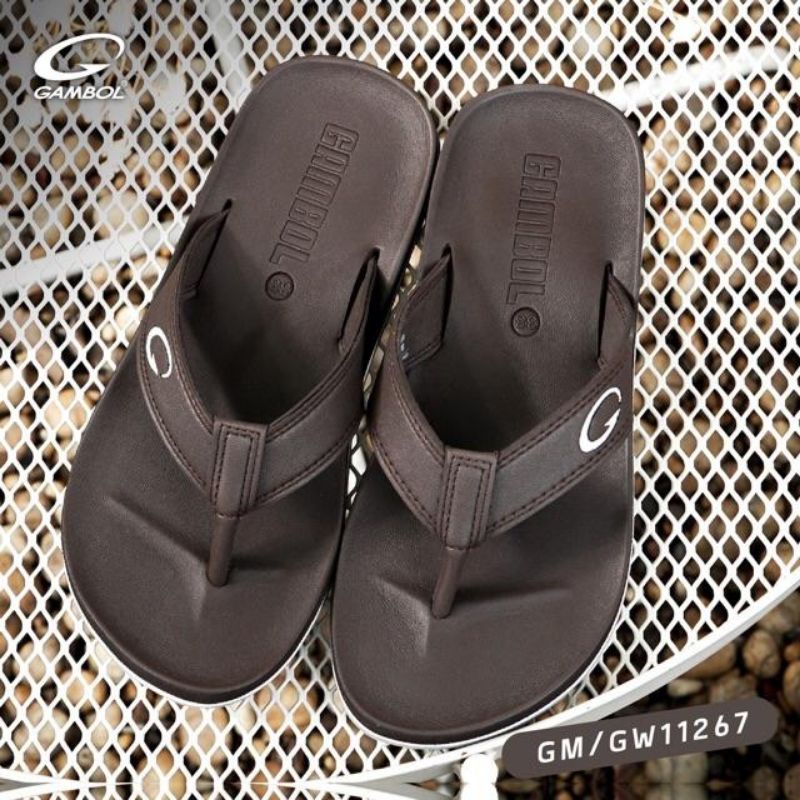 🔥Hot item🔥 ส่งไว !!! ราคาถูกที่สุด !!! ของแท้ 💯% !!! GAMBOL รุ่น 11267 แกมโบล  รองเท้าแตะลำลอง (นุ่ม) ไซส์ : 36-39