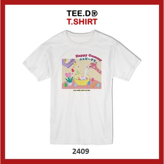 TEE.DD.TSHIRT เสื้อยืด Happy Gummy ใส่ได้ทั้งชาย-หญิง มีทั้งทรง คลาสสิค และครอป ผ้านุ่ม ลายสวย ไม่ย้วย ไม่ต้องรีด