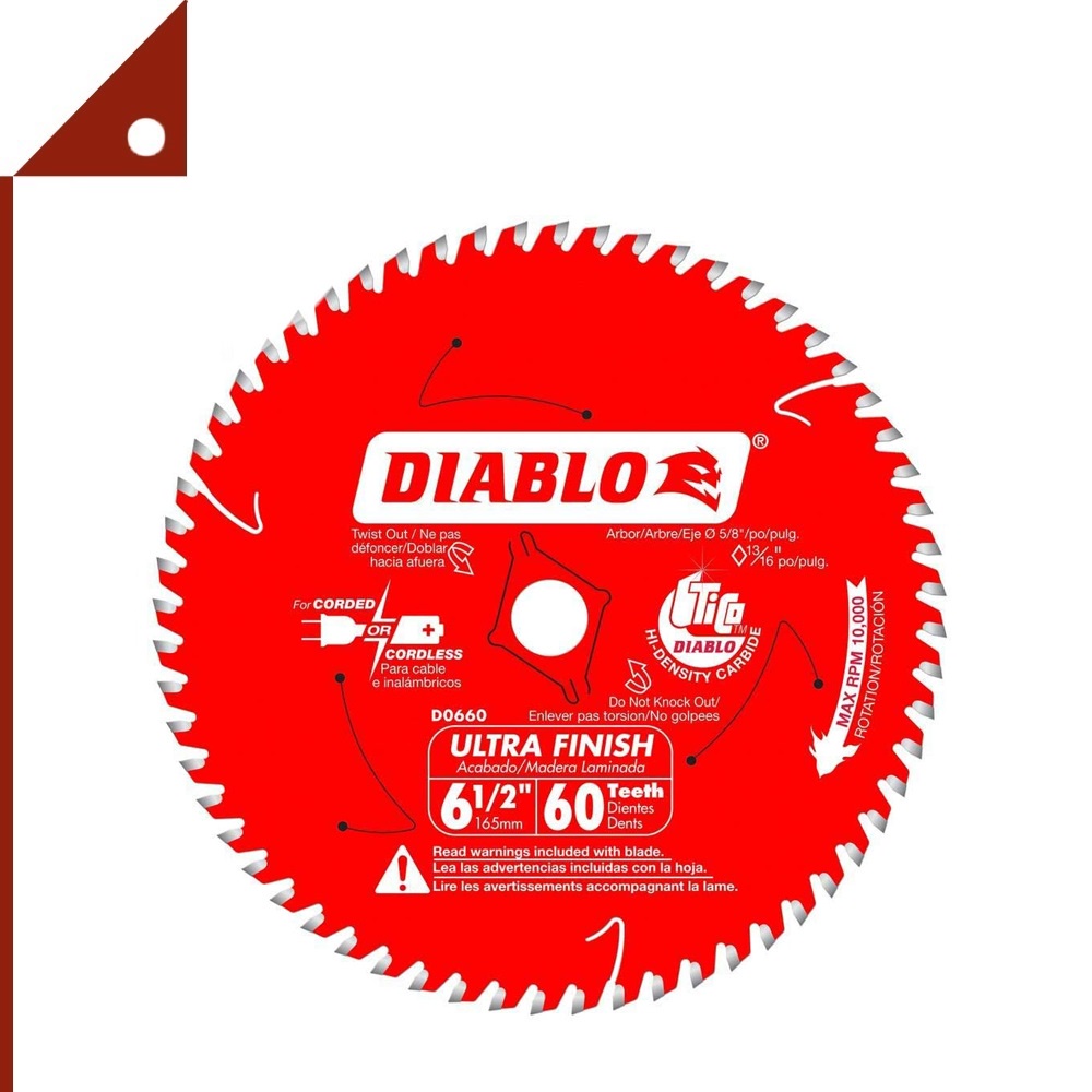 Diablo : DBOD0660A* ใบเลื่อย 6-1/2 x 60 Inch Bulk Diablo