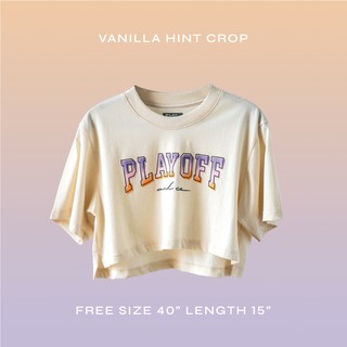 VANILLA HINT CROP เสื้อยืดครอป