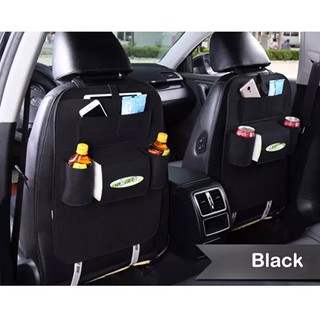 *พร้อมส่ง* ที่แขวนหลังเบาะ หนังกำมะหยี่ จัดระเบียบ เก็บของในรถได้ถึง 6 ช่อง Car Accessories ที่เก็บของ ที่เก็บของในรถ