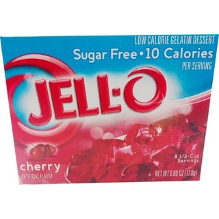 🔥*พร้อมส่ง*🔥 Jell-O Cherry Sugar Free 17g 🚚พร้อมส่ง!! 💨