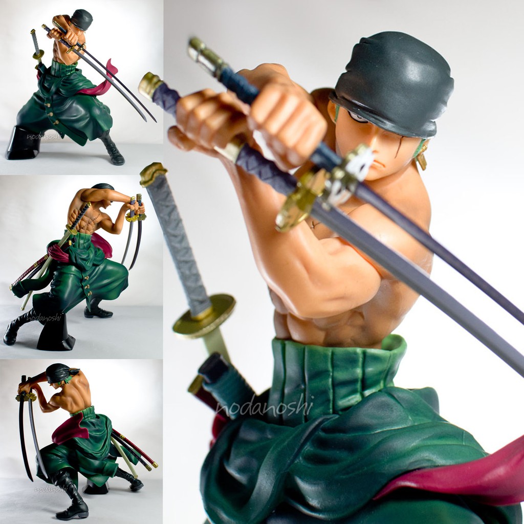 Model Figure งานแท้ แมวทอง BANPRESTO One Piece วันพีซ scultures big zoukeioh special Roronoa Zoro โร