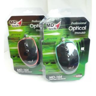 เมาส์ MD Tech MD-164 เมาส์ optical ใช้งานง่ายด้วยดีไซน์เหมาะมือ