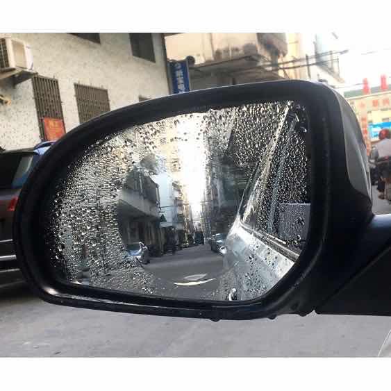 [ส่งจากไทย] 2 ชิ้น ฟิล์มติด กระจก ข้าง รถยนต์ป้องกันน้ำเกาะ ฟิล์มรถยนต์ ช่วยการมองเห็น - รูปที่ 2