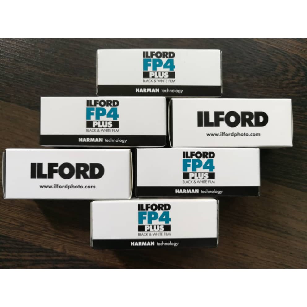 ฟิล์มลบขาวดํา Ilford FP4 Plus (120 ม้วนฟิล์ม)