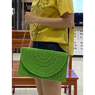 กระเป๋าถัก เชือกฟอก vintage stlye crochet bag