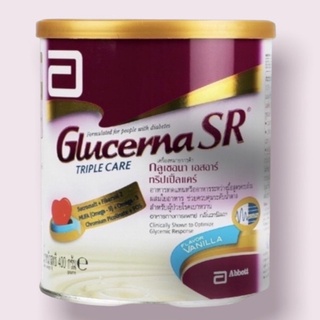 Glucerna SR กลูเซอนา SR ขนาด 400 กรัม อาหารทดแทนสำหรับผู้ป่วยโรคเบาหวาน