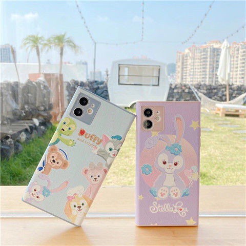 เคสไอโฟน IPhone Case 7 8Plus เรียบ SE X XS ป้องกันการตก การ์ตูนน่ารัก IPhone 11 11promax มุมฉาก XR น่ารัก 12 12promax กาวอ่อน เคสโทรศัพท์ซิลิโคน Xdl1
