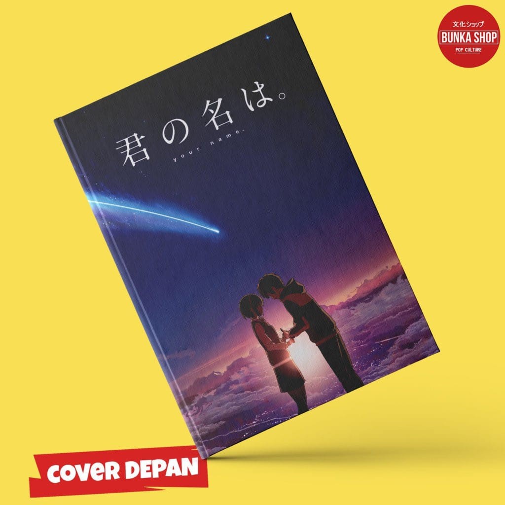 Pocket Note Anime Kimi no Nawa B ปกแข็ง A6 Journal Agenda Planner ของขวัญคู่