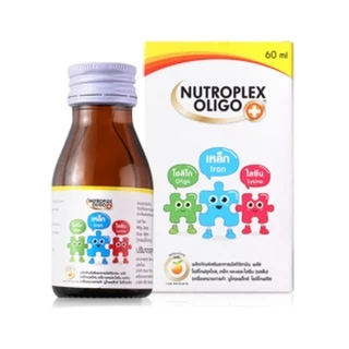 Nutroplex Oligo Plus วิตามินเสริมอาหาร สำหรับเด็ก รสส้ม 60 / 100 ml
