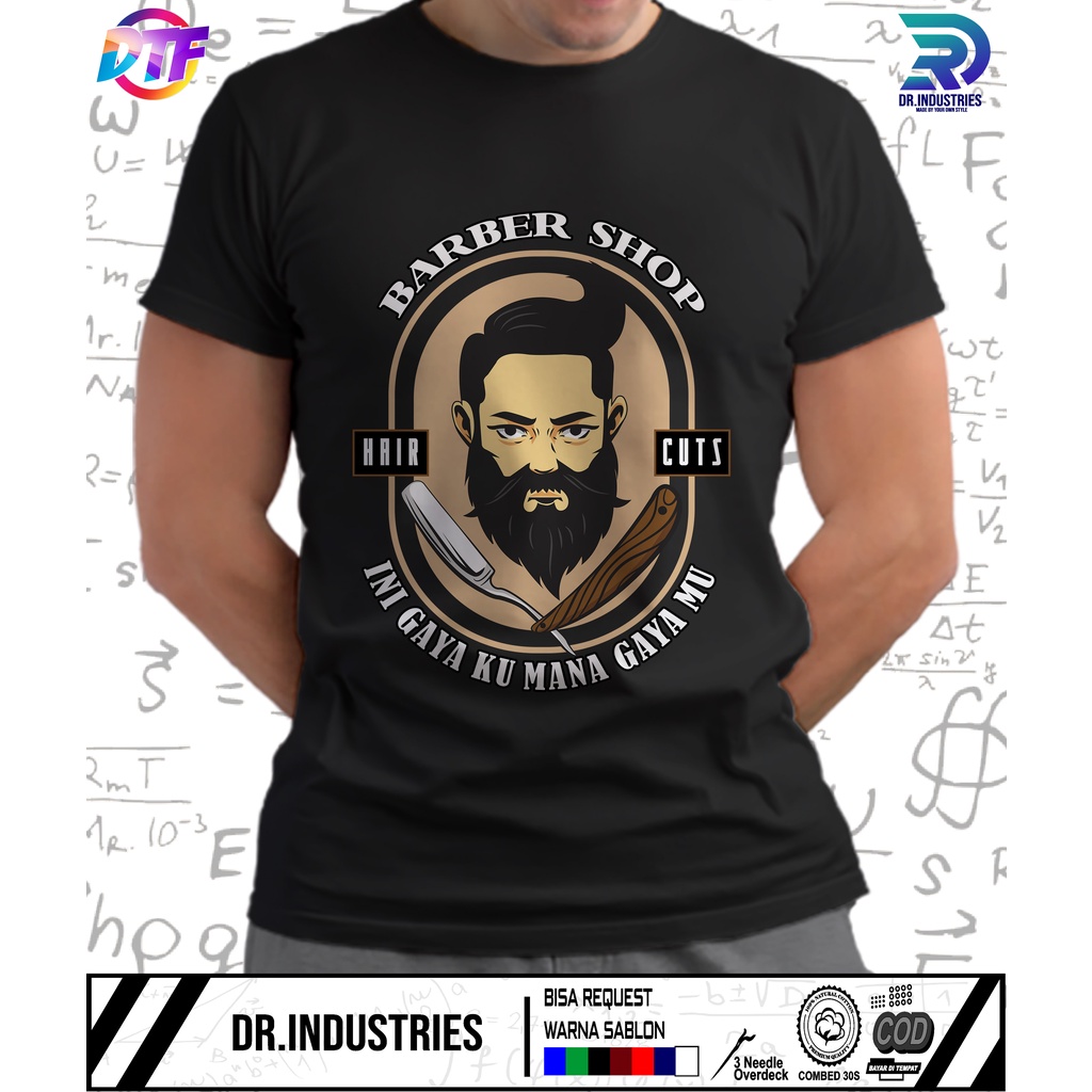 Barbershop เสื้อยืดตัดผม My Style Anywhere Your Style - DR INDUSTRAIES