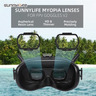 Sunnylife อุปกรณ์เสริมเลนส์แว่นตาสายตาสั้นสําหรับ Dji Fpv Goggles V2