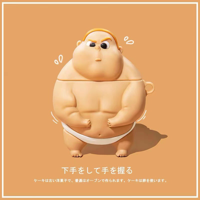 เคส Airpod 3 น่ารัก การ์ตูน คนอ้วน เคสแอร์พอดยางซิลิโคน airpod pro4 Airpod 1 2 2021 Airpod Pro soft 