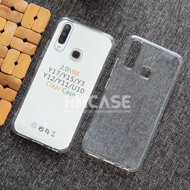 Vivo Y17 Vivo Y15 Vivo Y11I Vivo Y12 Softcase Clear 2.0mm Case Bening Vivo Y17 Vivo Y15 Vivo Y11I Vi
