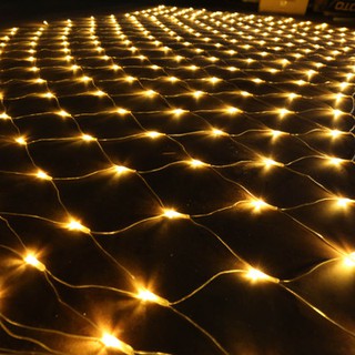 ไฟตาข่ายใหญ่ LED (สีวอมไวท์)  ขนาด 3 x 3 เมตร