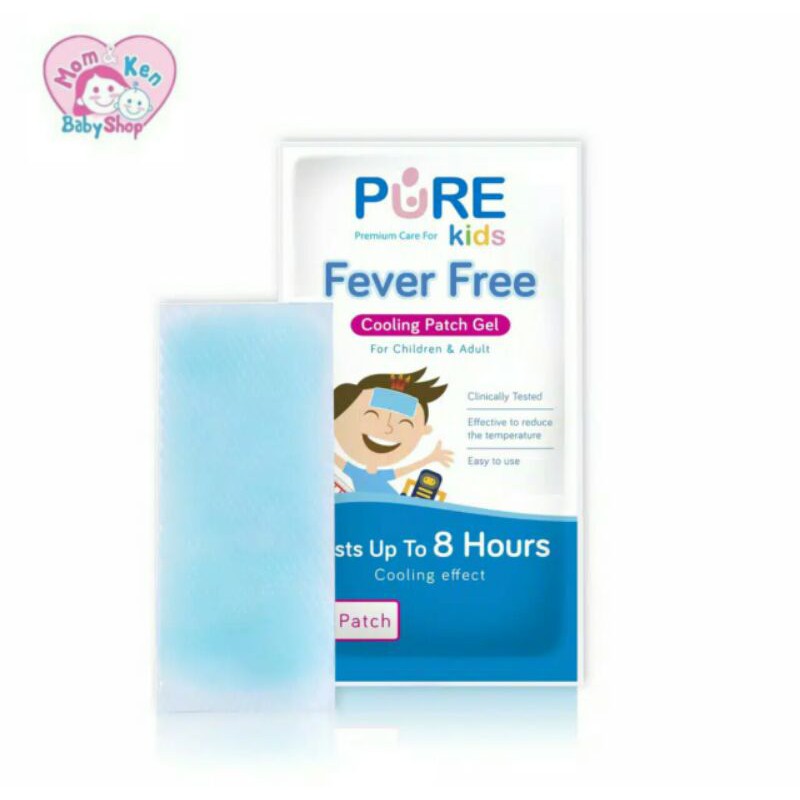 Purekids Fever Free Cooling Patch Gel มี 4