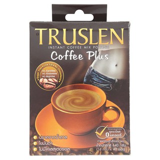 🔥แนะนำ!! ทรูสเลน คอฟฟี่ พลัส กาแฟปรุงสำเร็จชนิดผง 16กรัม x 40 ซอง True Lane Coffee Plus Instant Coffee Powder 16g x 40 S