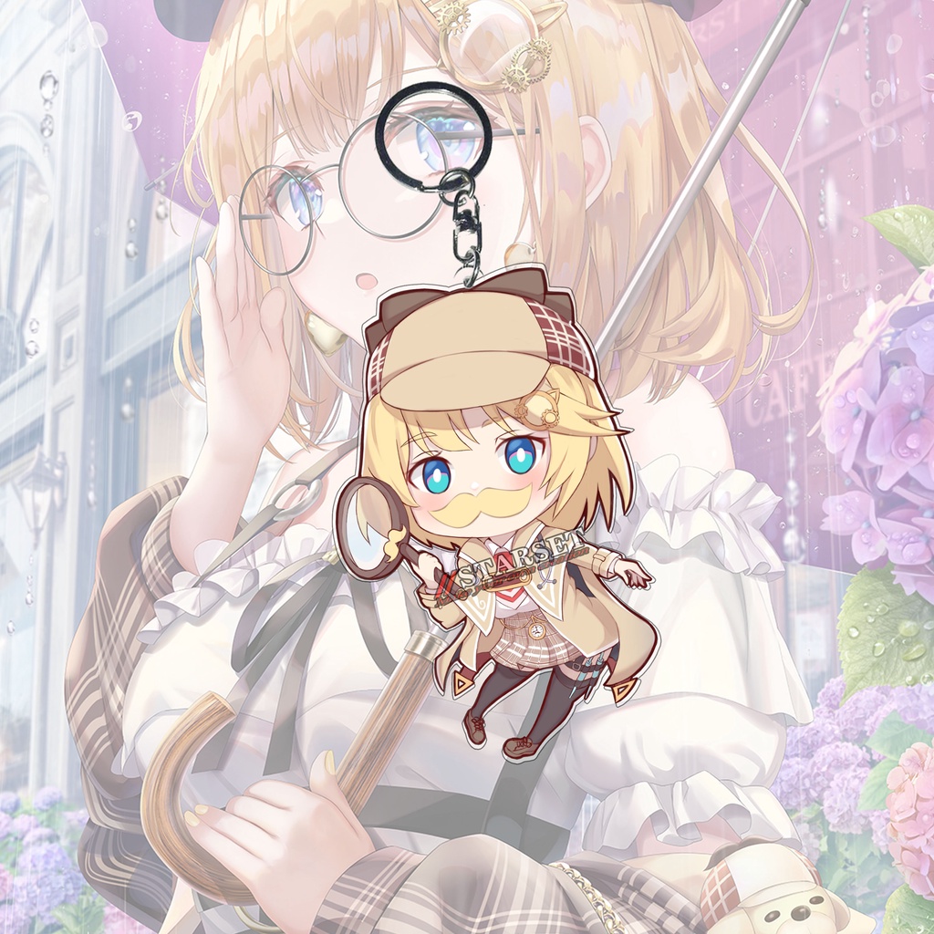 GANTUNGAN Hololive EN Amelia Watson 02 พวงกุญแจ - พวงกุญแจ - ของที่ระลึก