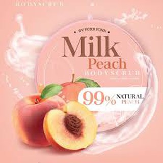 Milk Peach Bodyscrub สครับพีช ขนาด 50 กรัม