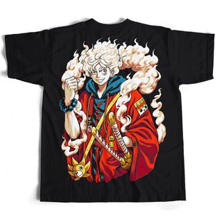 เสื้อยืดผ้าฝ้ายพิมพ์ลายDOODLETOONS ANIME แรงบันดาลใจจาก TEE LUFFY จาก METAVERSE เสื้อยืดผ้าฝ้าย