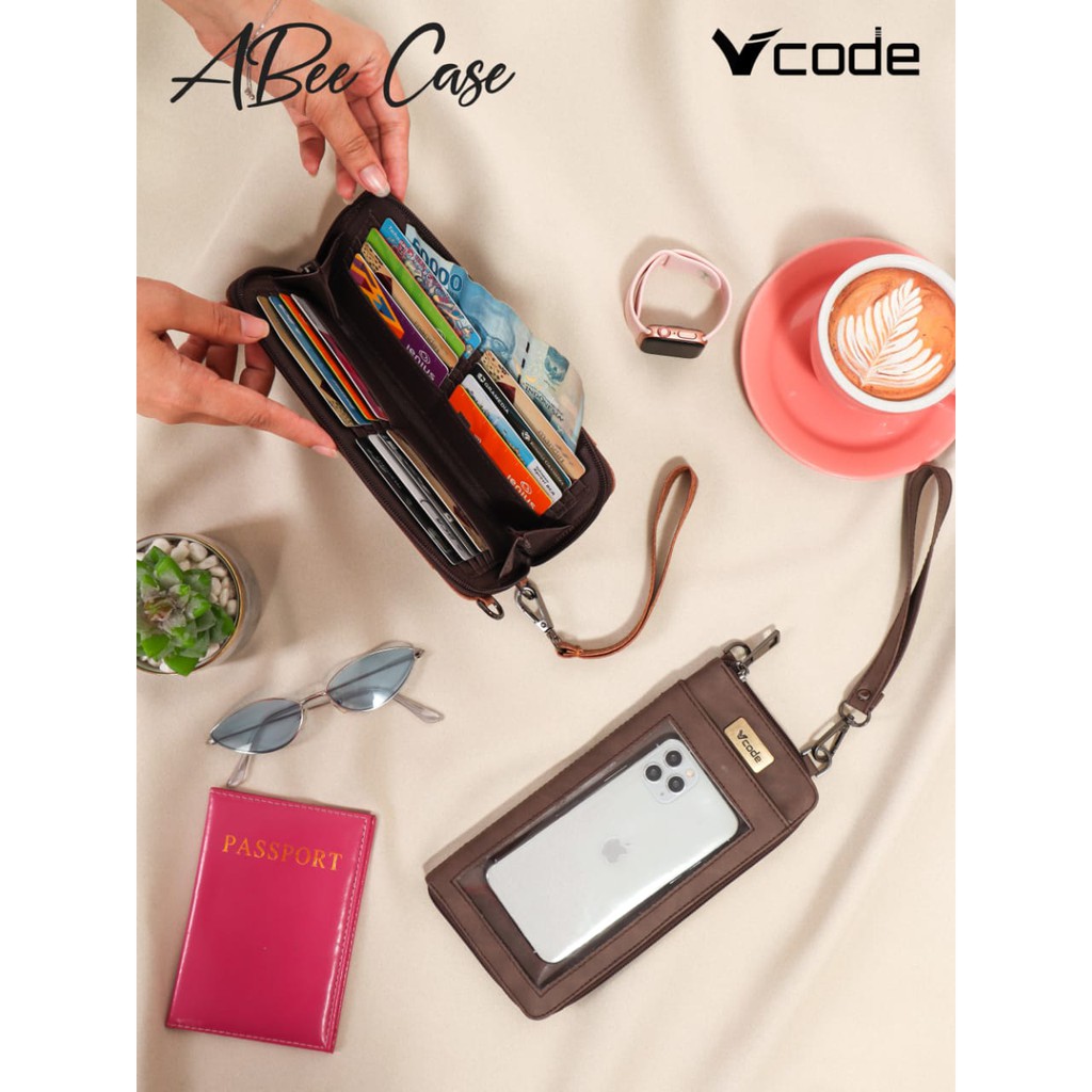 เคสกระเป๋าสตางค์ รุ่น vcode abee