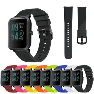 สายนาฬิกาข้อมือซิลิโคน แฟชั่น สําหรับ Huami Amazfit bip 3 bip U pro bip s BIT PACE Lite Youth 1S U