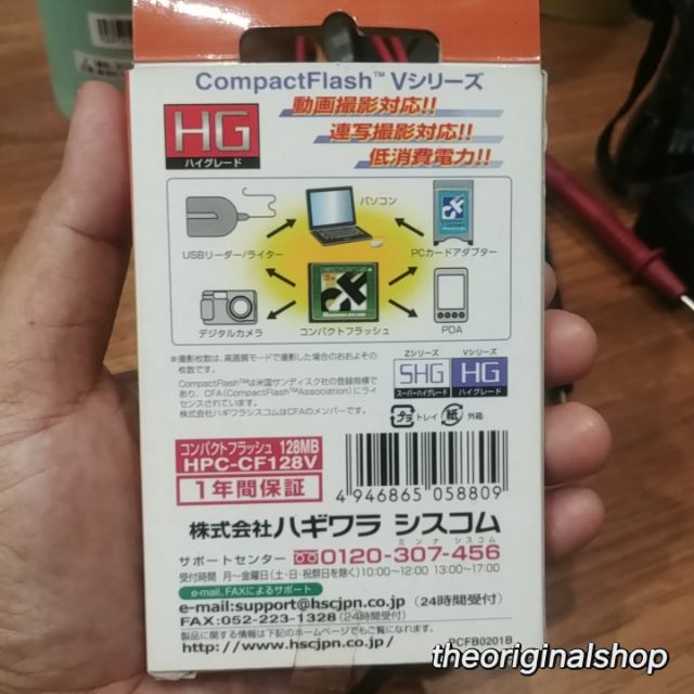 CF card Compact Flash 128MB ใหม่ Japan - theoriginalshop - ThaiPick