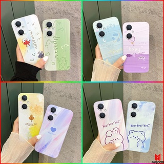 เคส OPPO A96 A76 A95 A74 4G เคสโทรศัพท์ซิลิโคนกันกระแทก น่ารัก ไดโนเสาร์ หมี BB