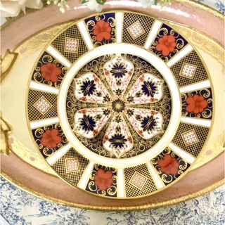 Royal Crown Derby Imari 1128 Plate จานขนาด 8.5 นิ้ว