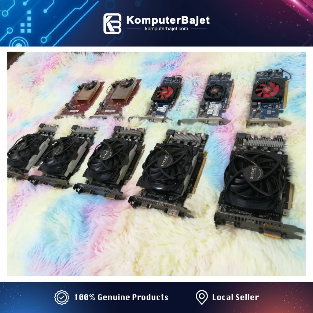 ใช้ GPU GAMING RX 580 GT730 GT710 GT750 NVIDIA AMD GTX650 GTX550TI GTX1050 LOW PROFILE MIX SFF HP DE
