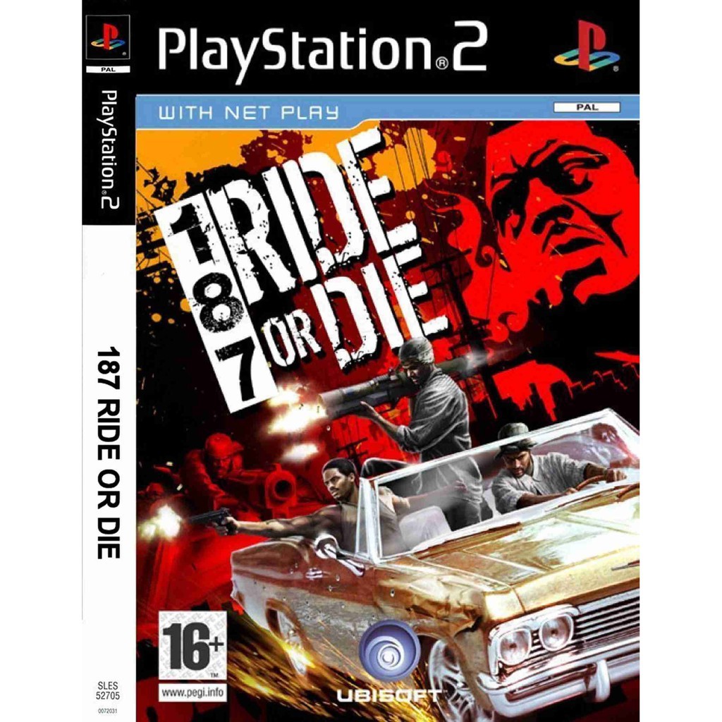 แผ่นเกมส์ ps2 จอยเกมส์ ps2 แผ่นเกมส์ 187 Ride or Die PS2 Playstation 2 คุณภาพสูง ราคาถูก