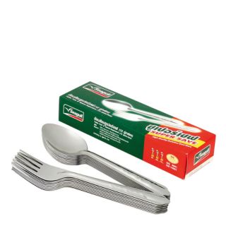 ชุดช้อนส้อมซุปเปอร์เซฟ กล่องละ12คู่ ซีกัล ตรานกนางนวล Seagull Table Fork Spoon Supersave