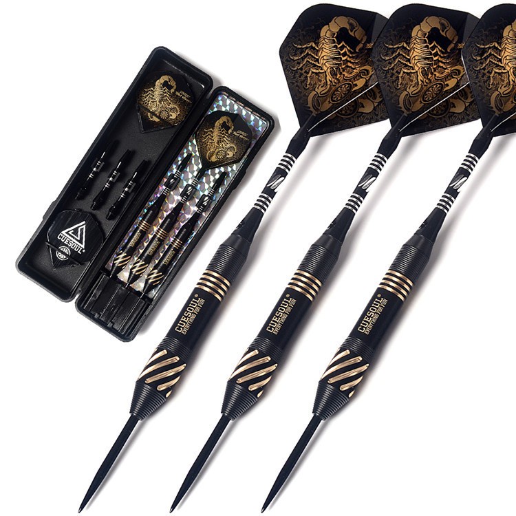 Cuesoul Scorpion Series Professional ลูกดอกเหล็กเคล็ดลับ Dart ชุด 22g/24g/26g Dart 3 ชิ้น