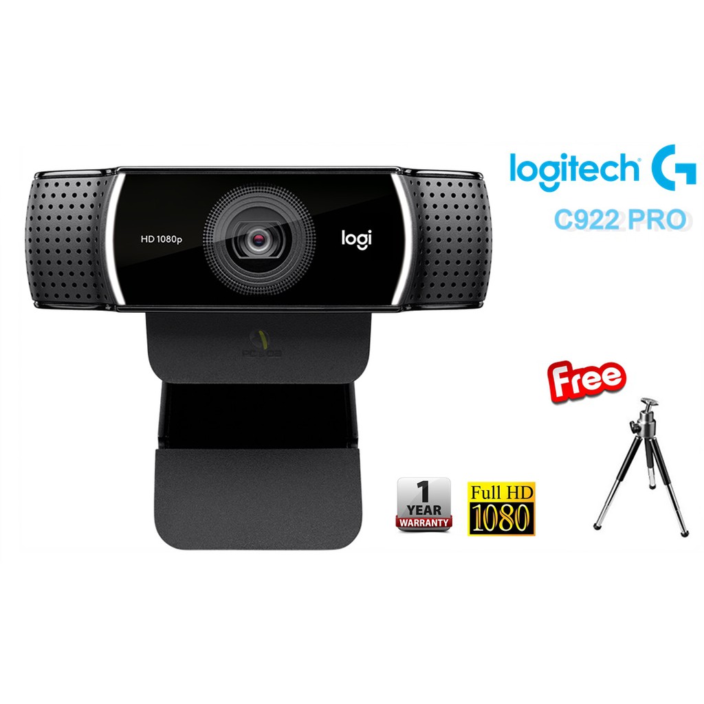 [พร้อมส่ง+มีกล่อง+มีประกัน] Logitech C922 PRO streaming cam FHD