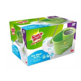 Scotch-Brite สก๊อตซ์-ไบรต์ ถังปั่นอีโค่ ชุดถูพื้นทำความสะอาดพื้น