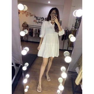 Minju Dress @165rb ชุดเดรส ผ้าเรยอน พรีเมี่ยม