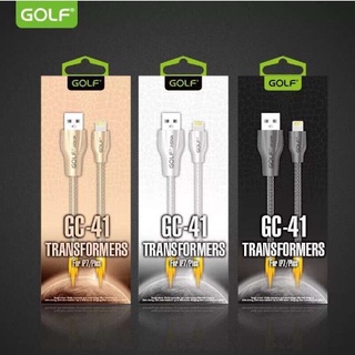 GOLF สายชาร์จ GC-41สำหรับ  / Micro / Type-C ใช้ได้มือถือทุกรุ่น (พร้อมส่ง)