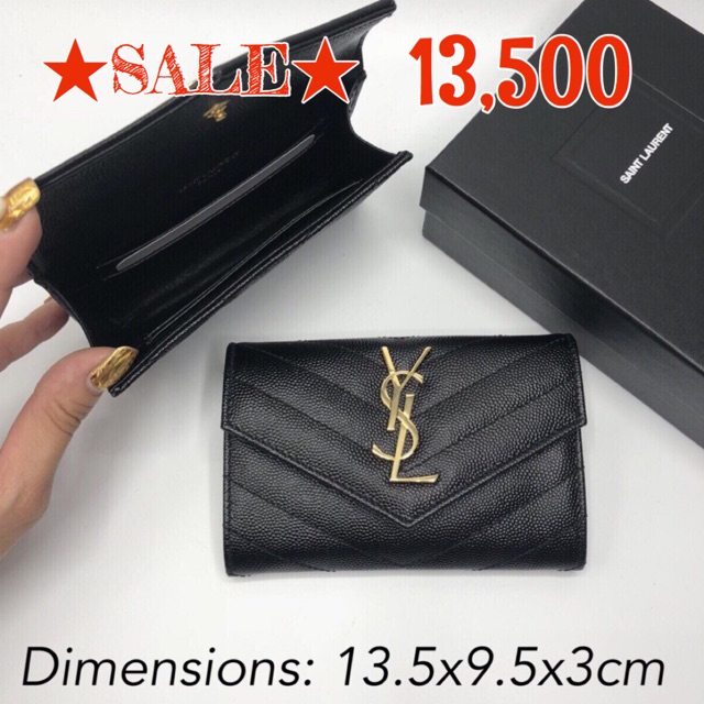 saint laurent monogram small envelope wallet