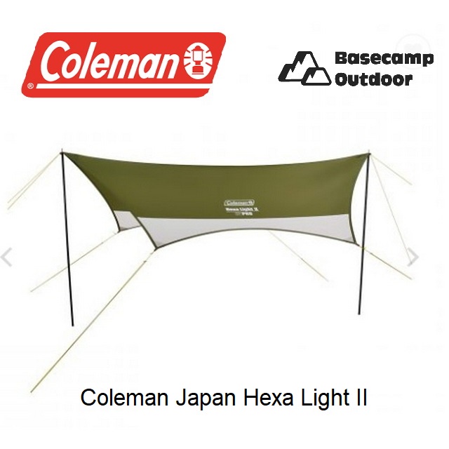 Coleman Japan Hexa Light II ทาร์ป-ฟรายชีทผ้าใบกันแดด-กันฝน