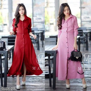 CL1175 Maxidress เดรสผ้าโฟร์เวย์เนื้อดี