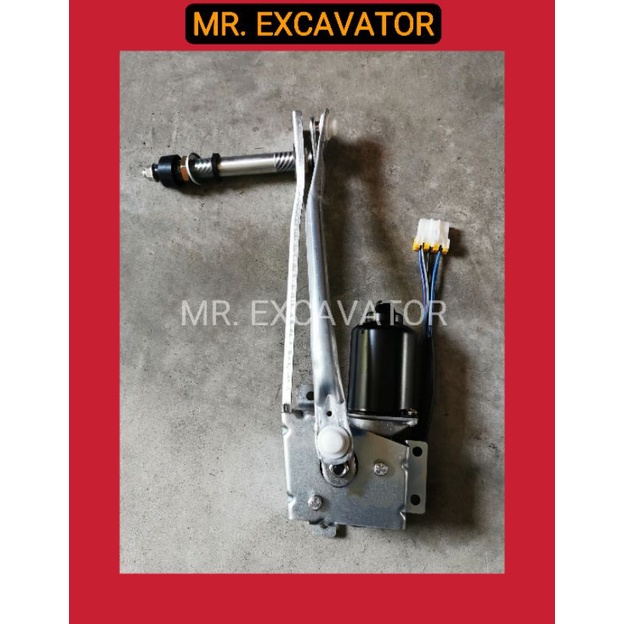 Komatsu PC200 PC200-7 PC200-8 PC210 PC220 PC300 PC300-7 PC300-8 มอเตอร์ปัดน้ําฝนรถขุด