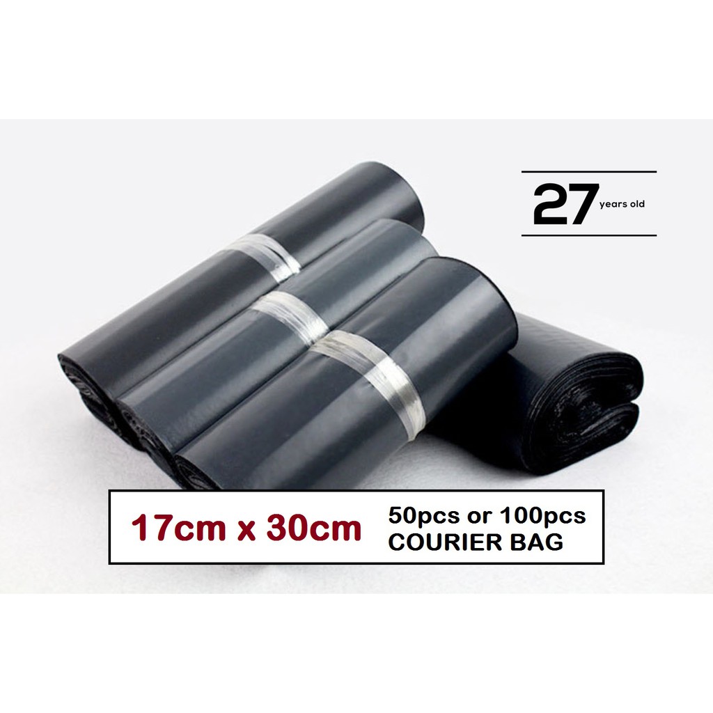 17x30 ซม.Courier Bag Heavy Duty/พัสดุ Delivery Mailing Flyer Plastic Bag / Beg Kurier Delivery / 快袋