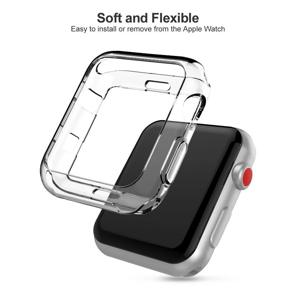 เคส Tpu แบบใสสําหรับ Watch 6 Se 5 4 3 2 1 38 มม . 42 มม . 40 มม . 44 .