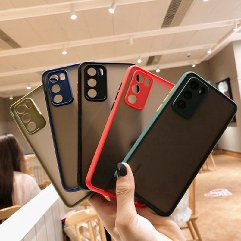 ปลอก Huawei Y9s Nova 7i 7 SE Matte PC เคสใส Huawei Nova 5t Y9s Y9 Prime Y6 2019 4e เลนส์กล้องกันกระแ