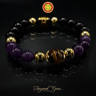 สร้อยหินนำโชค ข้อมือหิน อัญมณีหิน หินมงคล เสริมดวงโชคลาภ ค้าขายปัง แก้ปีชง luckystone